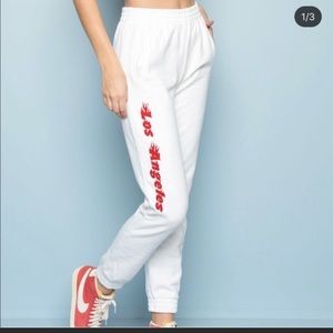Brandy Melville “Los Angeles” sweatpants